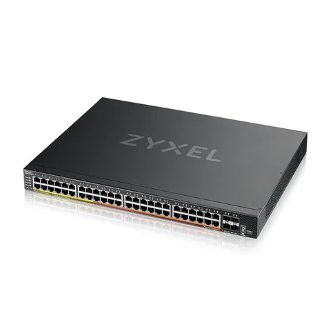 Zyxel XMG2230-52HP Managed L2/L3 2.5G Ethernet (100/1000/2500) Power over Ethernet (PoE) 1U Black