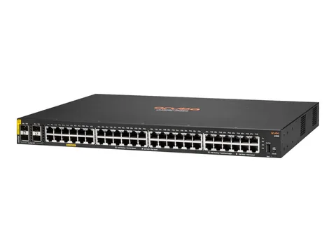 HPE Aruba Networking CX 6100 48G Class4 PoE 4SFP+ 370W Switch